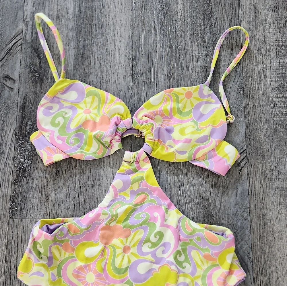 New!Beach Riot Kirsten  One‎ Piece Cut-out Swimsuit